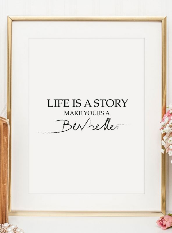 Life is a story, Poster